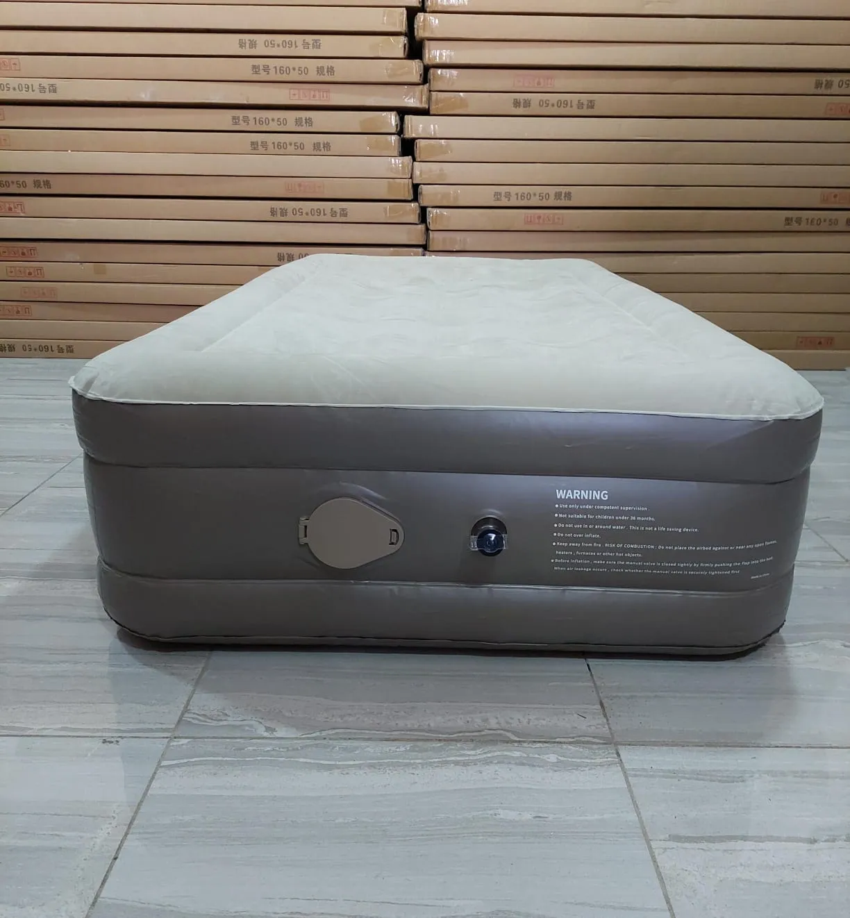 Inflatable air bed