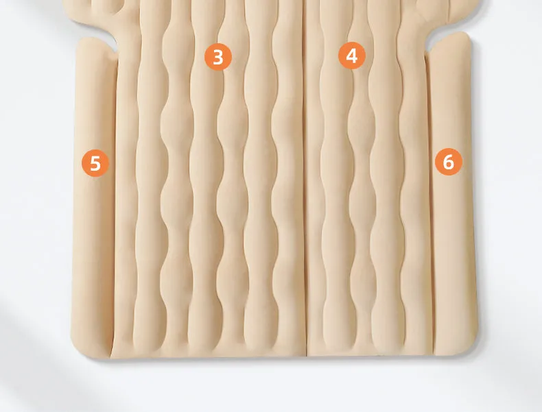 Inflatable Air Mattress | Thickened Flocking Car Sleeping Bed | Quick Pumping-up