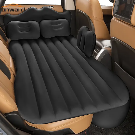 Inflatable Air Mattress | Thickened Flocking Car Sleeping Bed | Quick Pumping-up