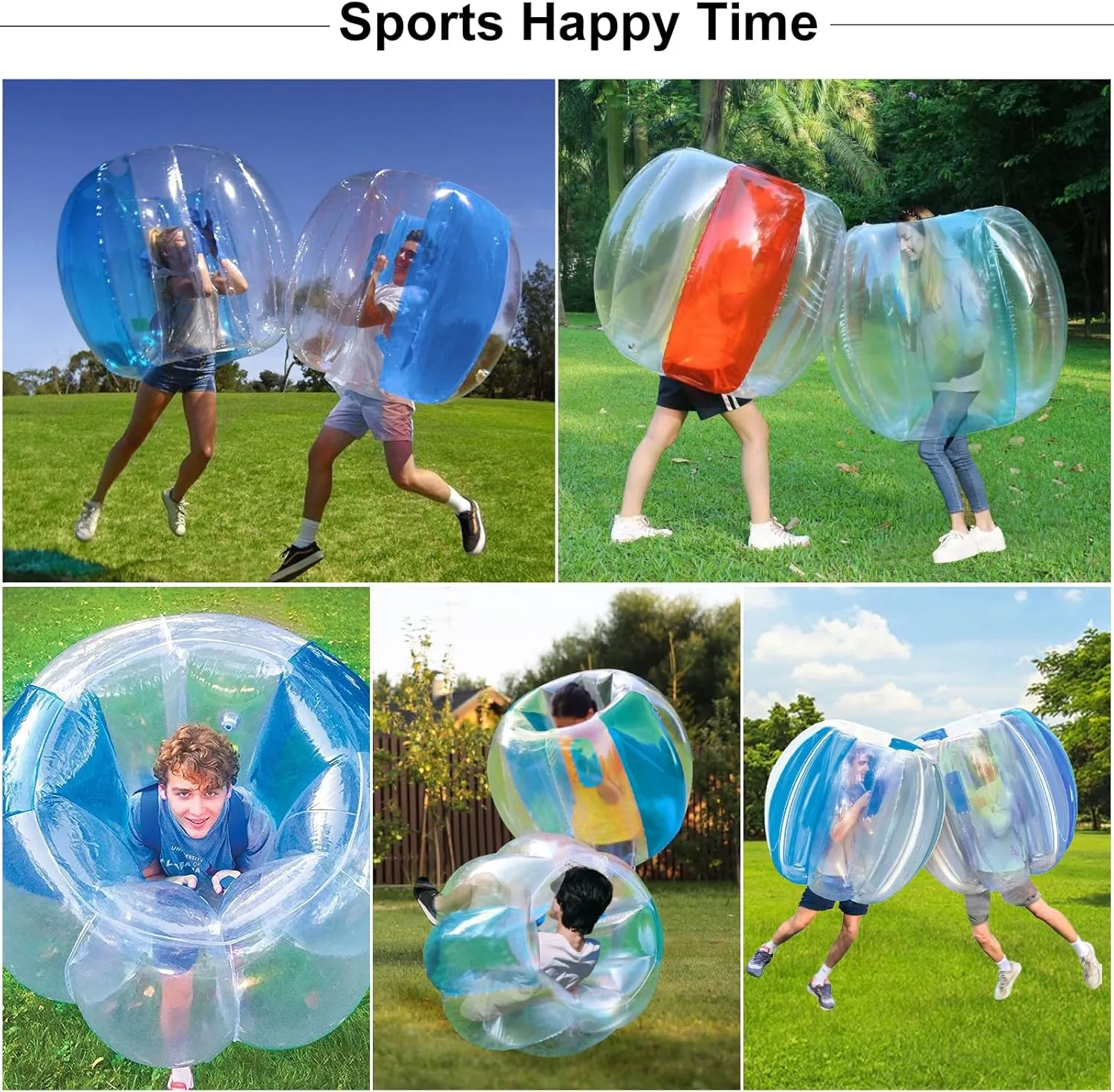 Inflatable Bumper Balls for Adults Bumper Bubble Soccer Balls for Adults Sumo Football Zorb Human Hamster Ball Body for Outdoor Team Gaming Play