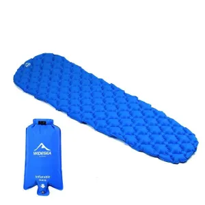 Inflatable Camping Mattress – Folding Sleeping Pad with Pump Bag
