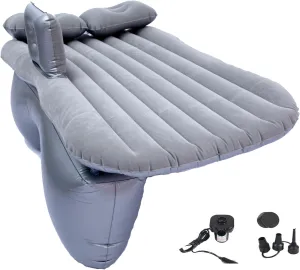 Inflatable Car Air Mattress Back Seat Bed,Portable Car Travel Sleeping Camping Air Mattress Blow Up Bed for Car Universal SUV