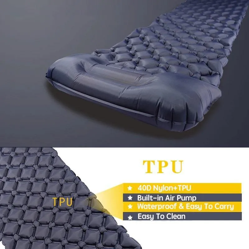 Inflatable Mattress with Pillow