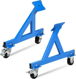 is Engine Stand,Rolling Engine Storage Stand Fits GM Chevy V8 LSx,Supports Complete Engines & Transmissions, Heavy-Duty Steel with Compact Design for Easy Storage,Blue