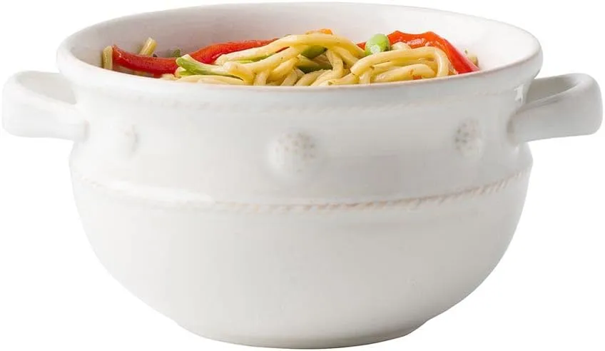 Juliska Berry & Thread Handled Soup Bowl - Whitewash