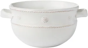 Juliska Berry & Thread Handled Soup Bowl - Whitewash