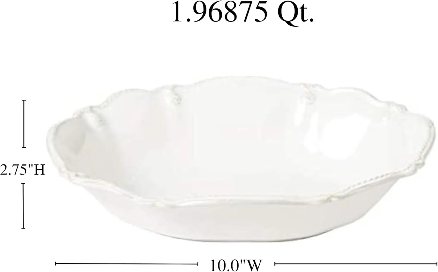 Juliska Berry & Thread Whitewash 10" Serving Bowl