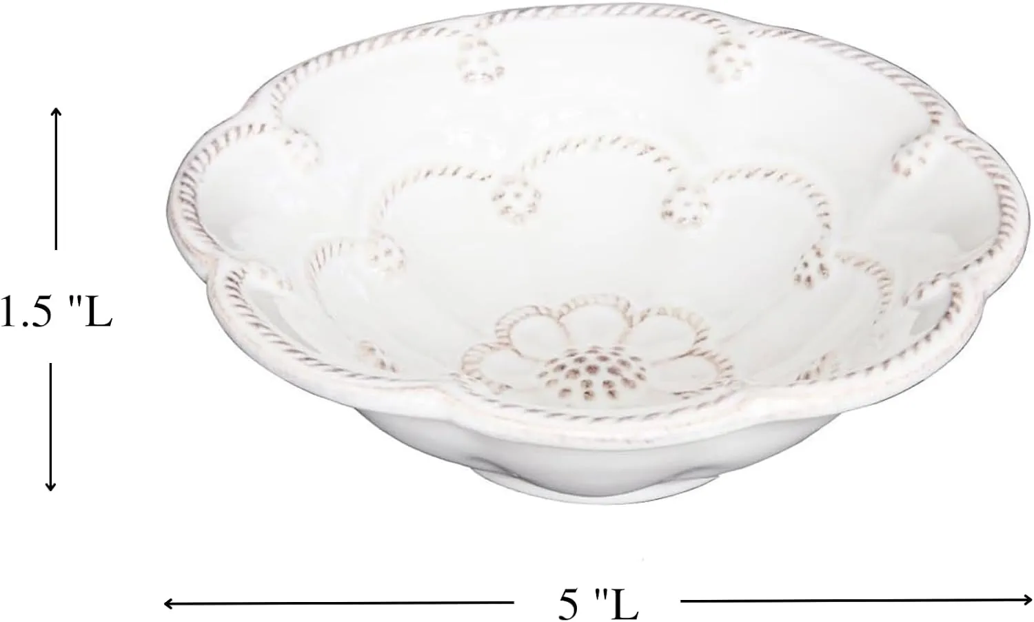 Juliska Jardins du Monde Whitewash 5" Blossom Bowl