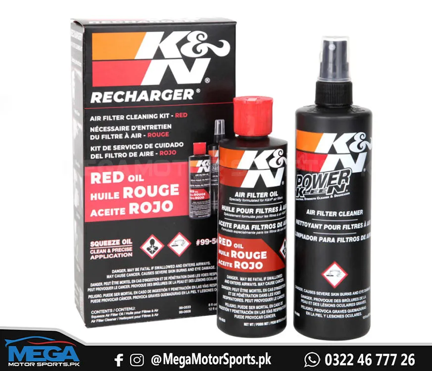 K&N Recharger Kit 99-5050 - Squeeze Oil - K&N FILTER CARE SERVICE KIT 