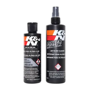 K&N RECHARGER KIT SQUEEZE BOTTLE - BLK OIL