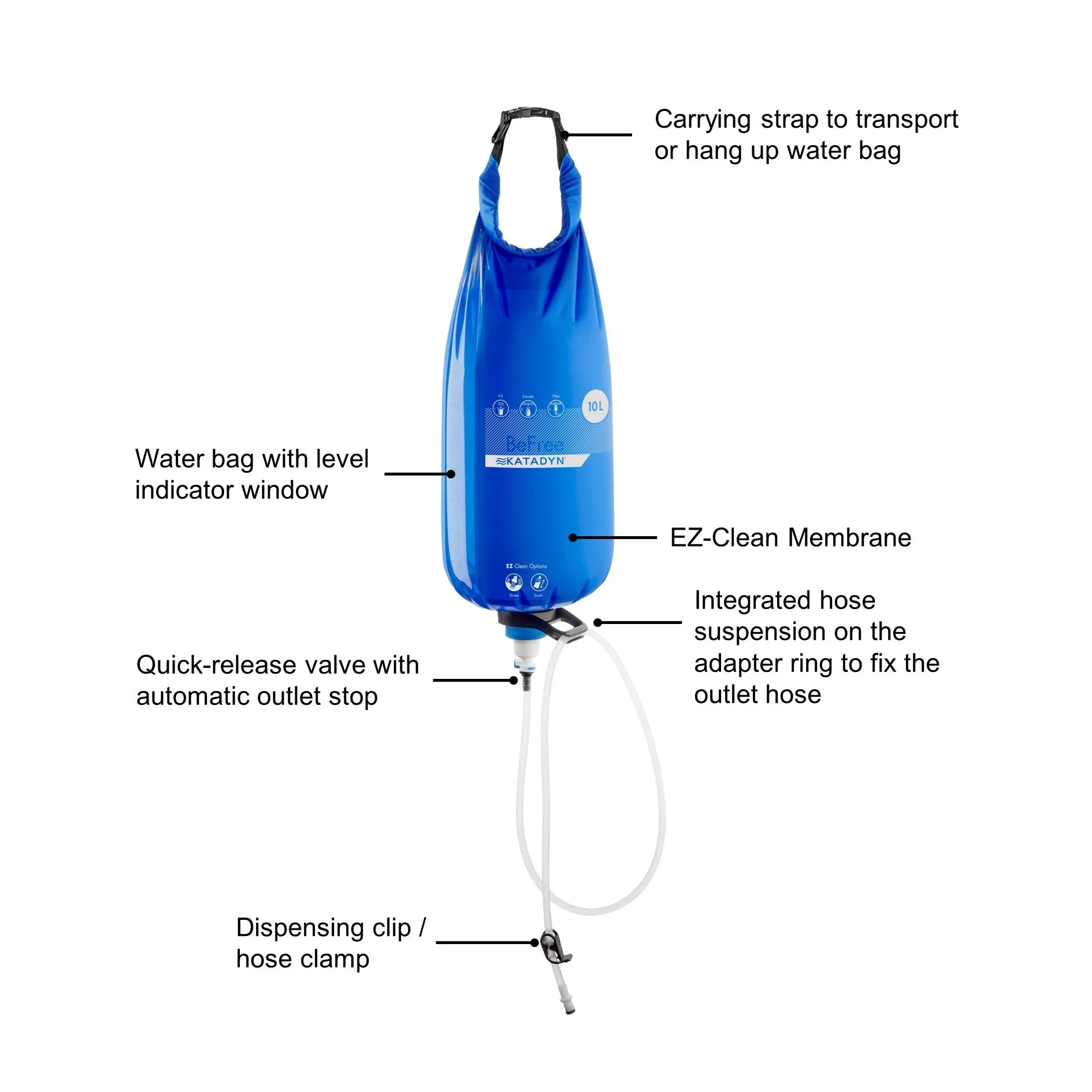 Katadyn BeFree Gravity 6.0L / 10L