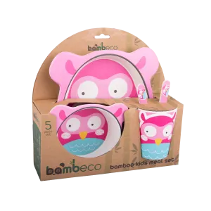 Kids 5 Piece Meal Set  - Owl