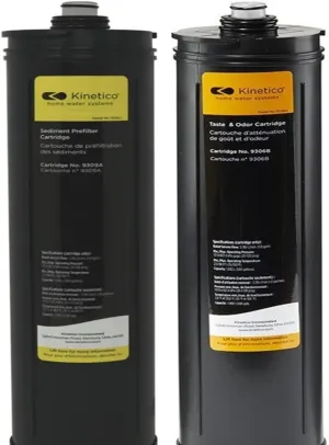 Kinetico Filter Cartridge Set. (Part No 9306 Orange & 9309 Yellow), for Kinetico K5 system