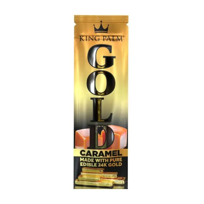 King Palm - Caramel Gold 24k Cones 1pk - King Size