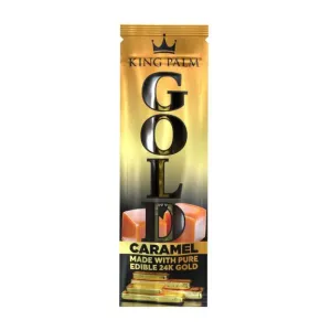 King Palm - Caramel Gold 24k Cones 1pk - King Size