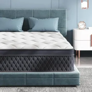 King Size 12-Inch Memory Foam Hybrid Mattress – Pressure Relief