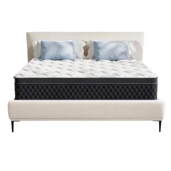 King Size 12-Inch Memory Foam Hybrid Mattress – Pressure Relief