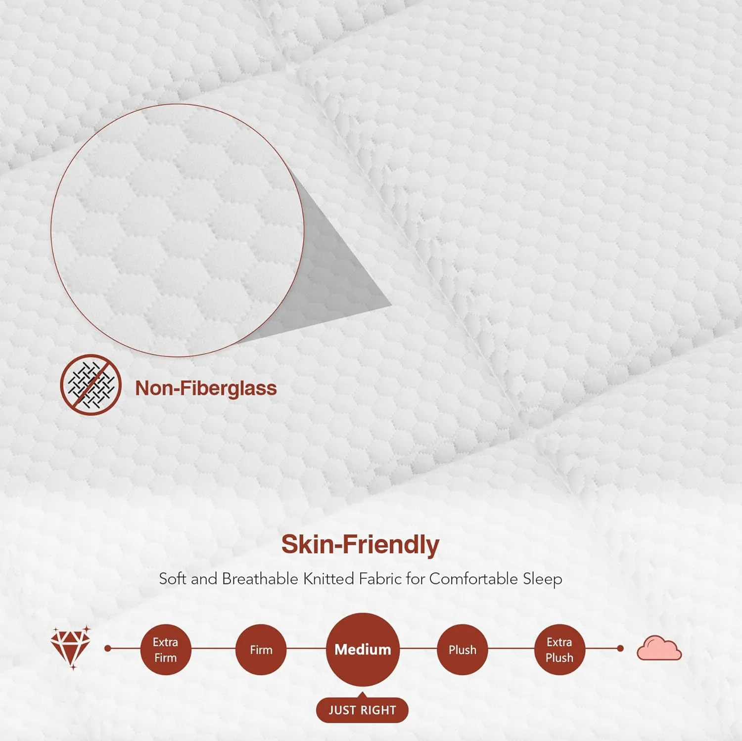 King Size Mattress, 14 Inch King Hybrid Mattress in a Box with Gel Memory Foam and Pocket Springs, Mattres King Size Upgraded Support&Pressure Relief,Medium Firm Feel