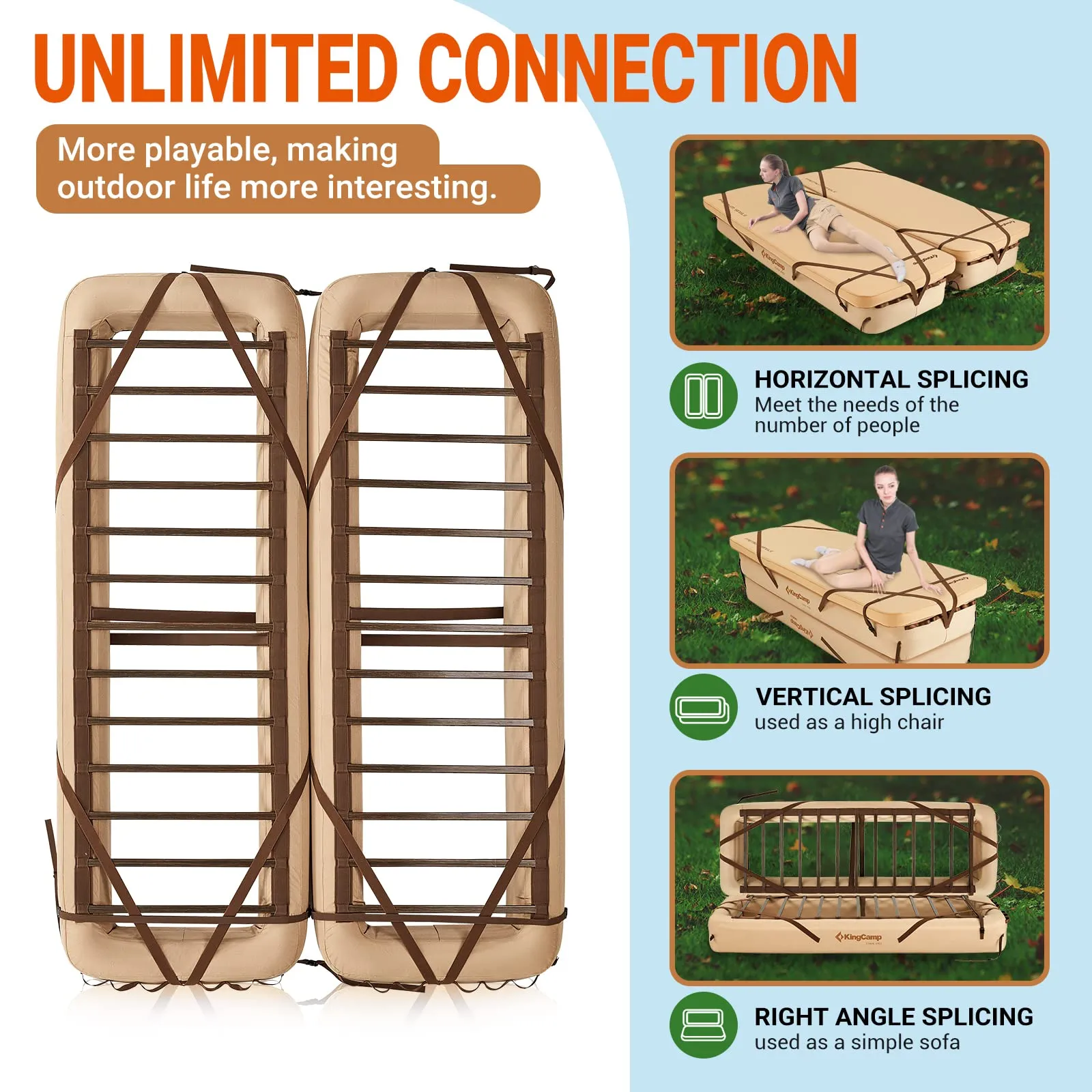 KingCamp OAK P10 Inflatable Camp Bed Base