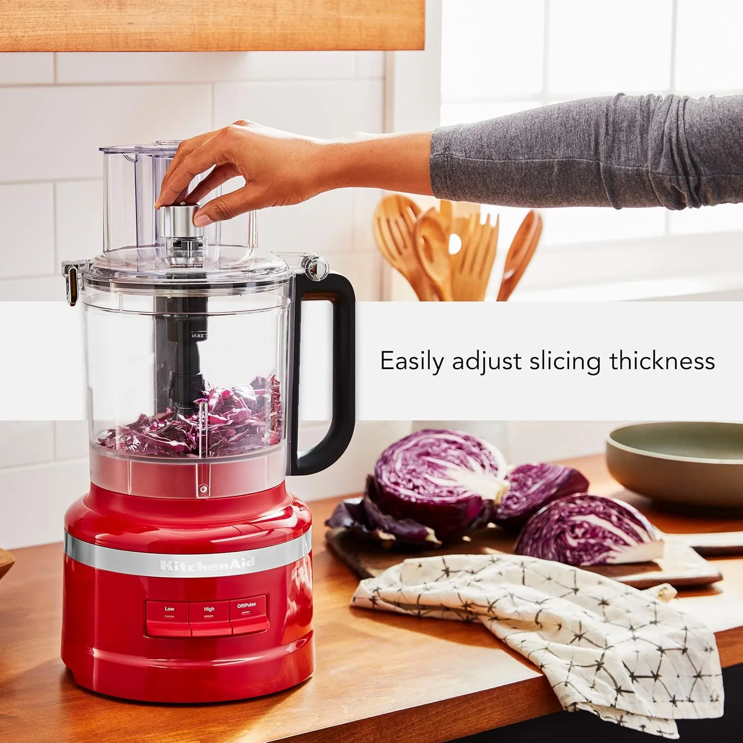 KitchenAid 13-Cup Food Processor, Empire Red