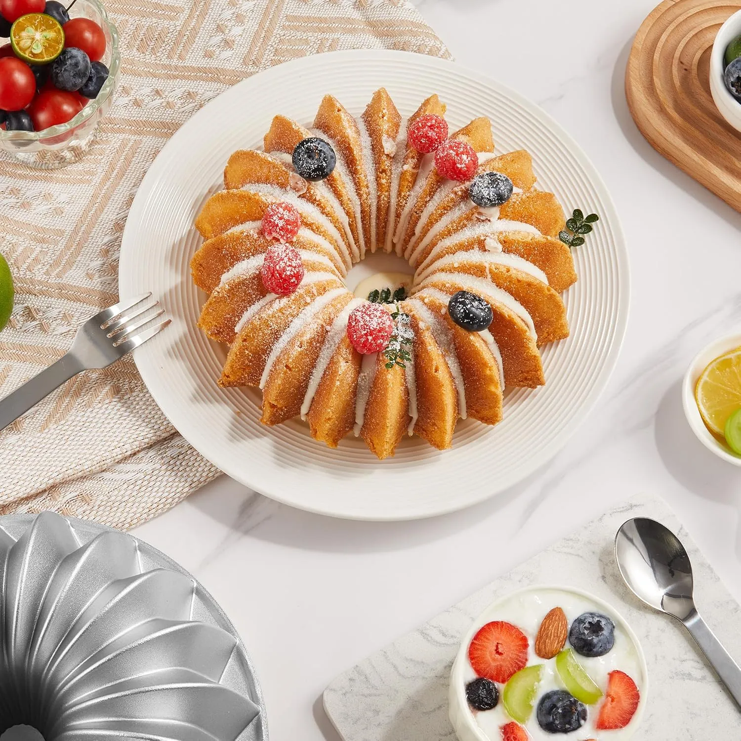 KITESSENSU Nonstick (Silver French Wreath)