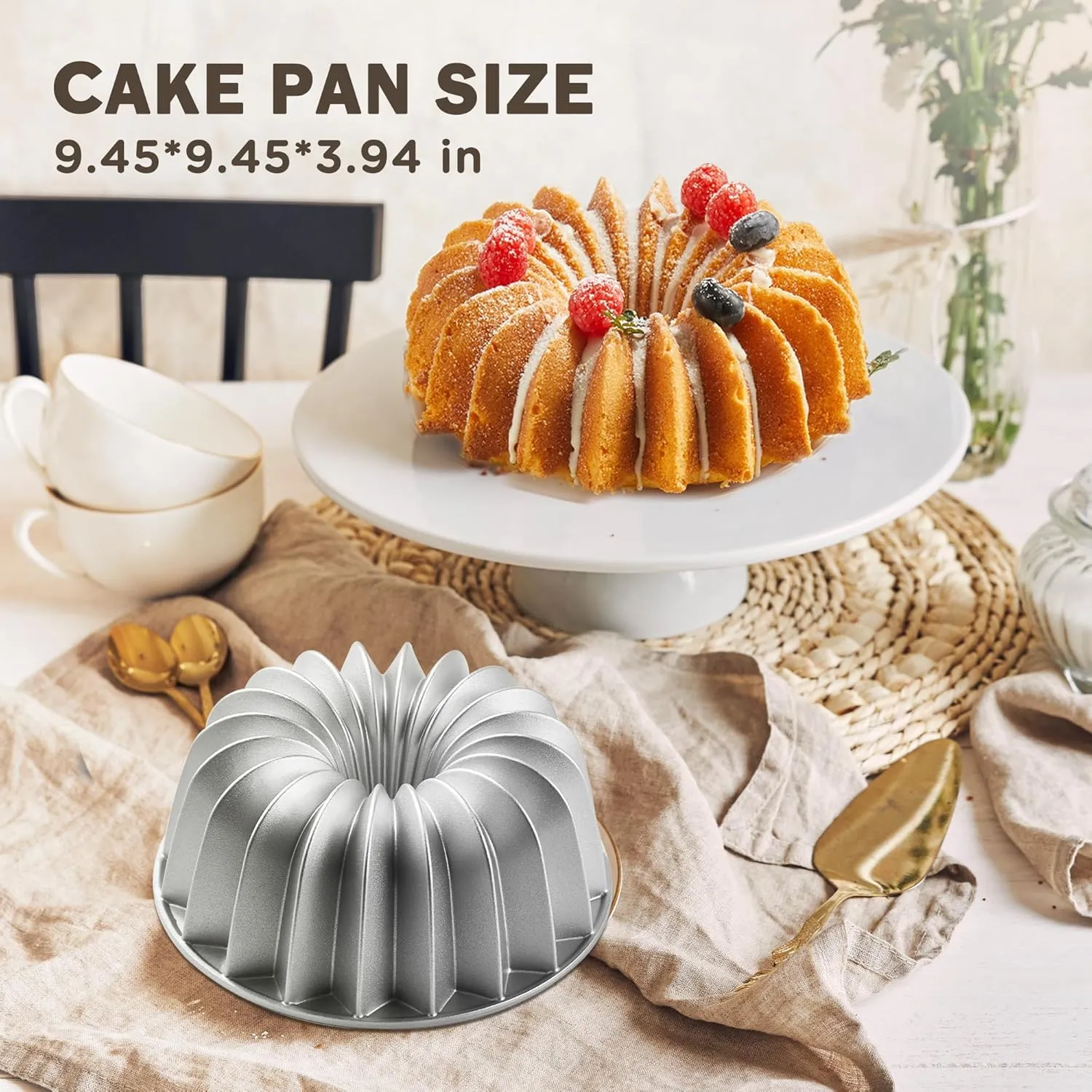 KITESSENSU Nonstick (Silver French Wreath)