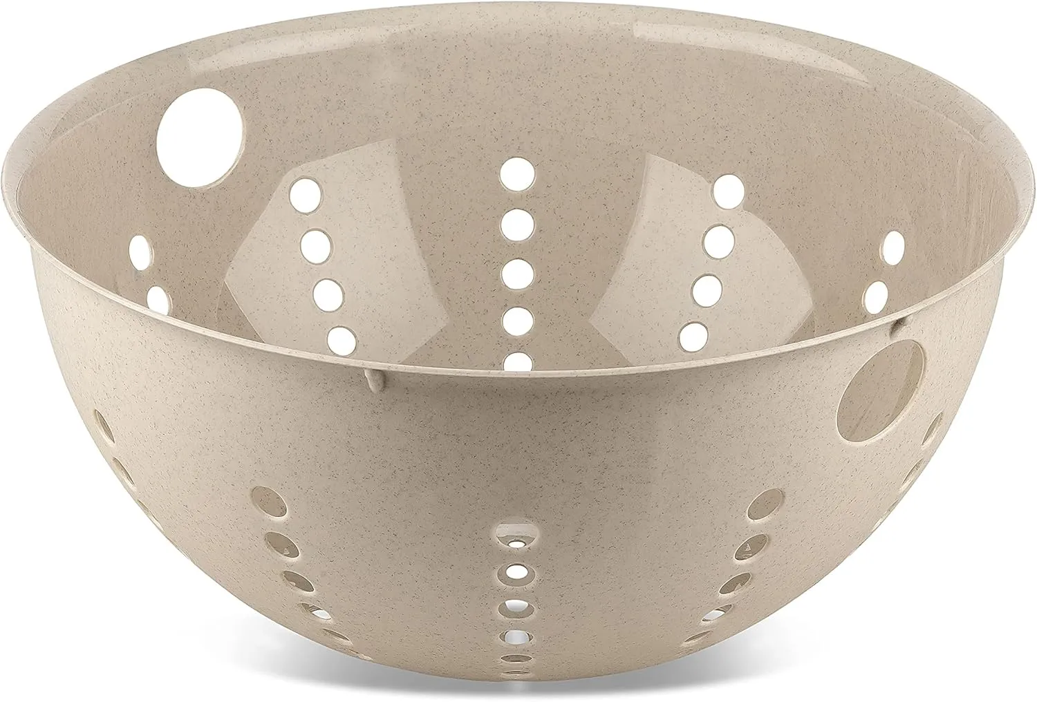 Koziol 7808700 Colander, Sieve, Strainer, Plastic Wood, Nature Desert Sand