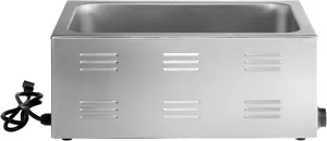 Kratos Commercial Electric Countertop Food Warmer/Portable Steam Table Food Warmer, 120V, 1200 Watts, Stainless Steel, Fits 12" x 20" Food Pan (28W-168)
