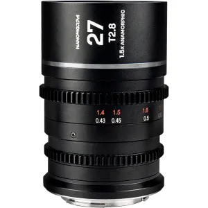 Laowa Nanomorph 27mm T2.8 1.5x S35 Anamorphic Lens (FUJIFILM X, Silver Flare)