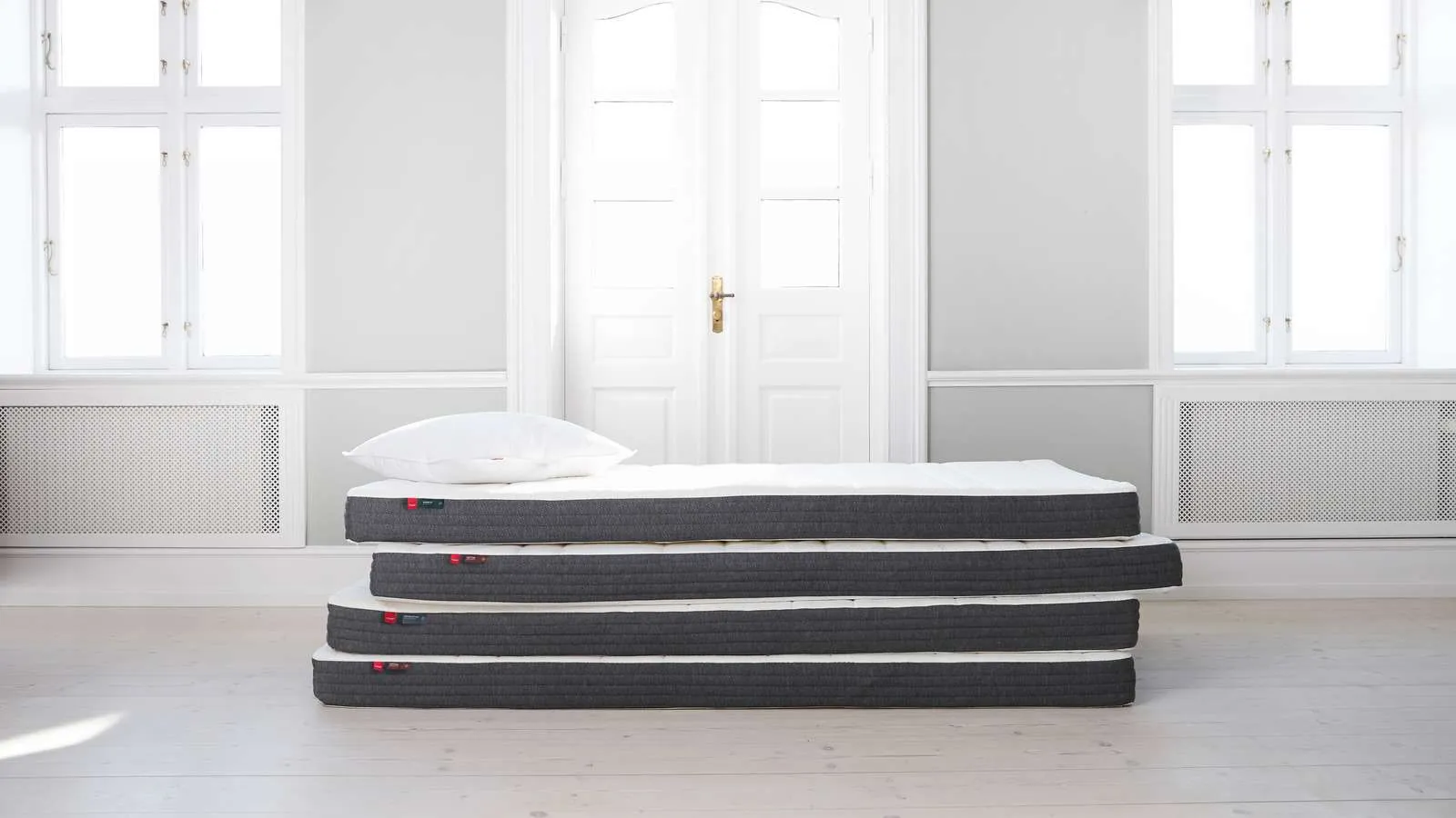 Latex/Foam Mattress, 200X120 with Cotton Cover