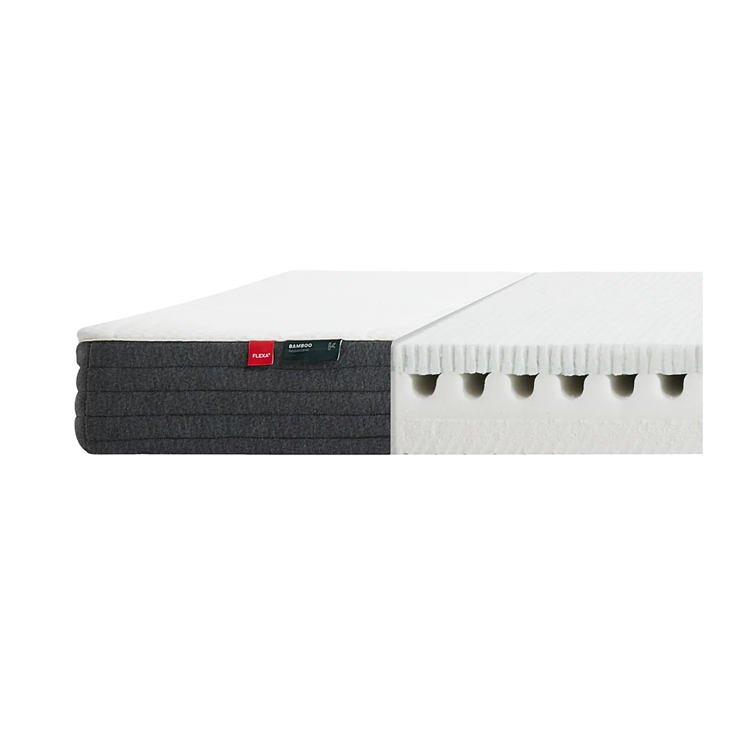 Latex/Foam Mattress, 200X140 with Bamboo Cover