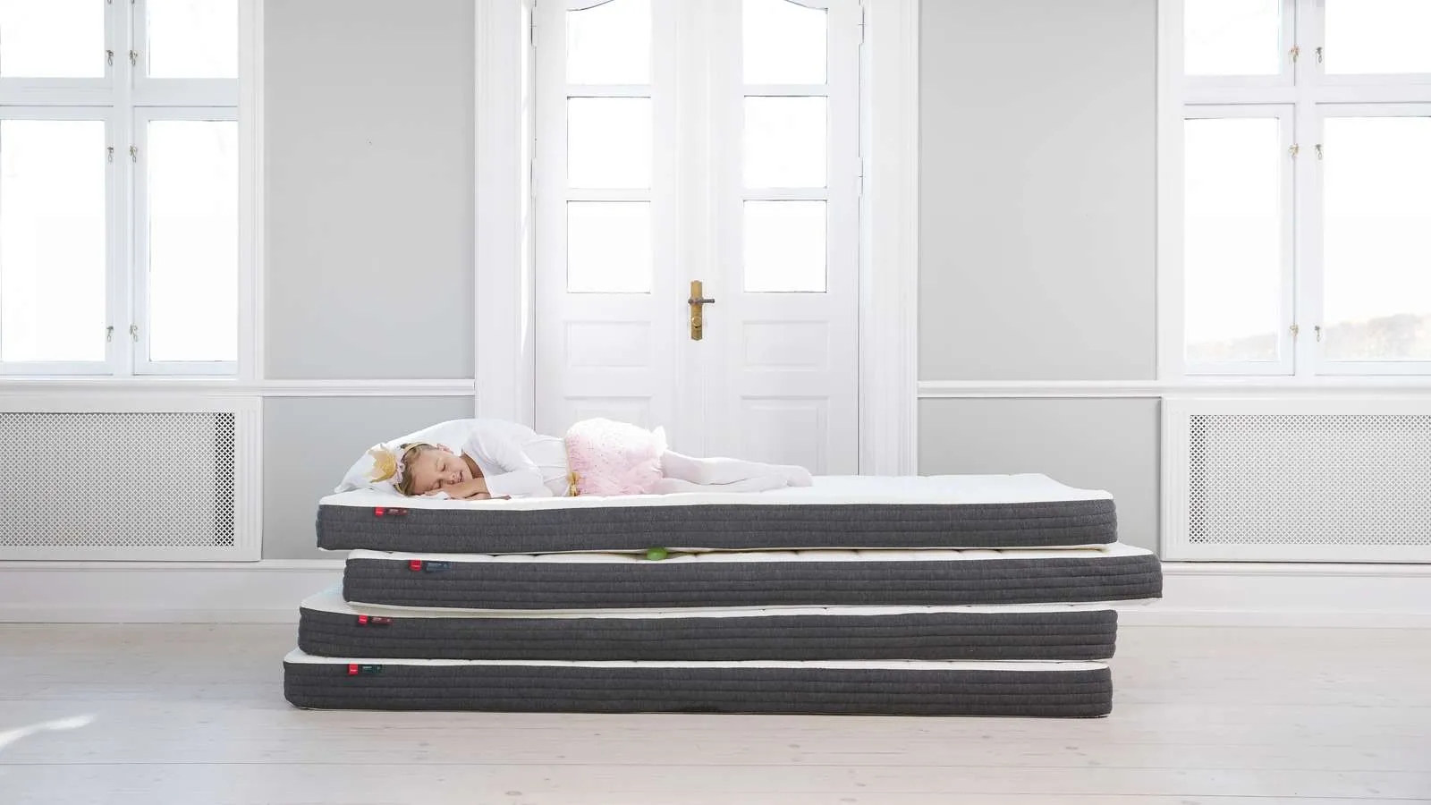Latex/Foam Mattress, 200X140 with Cotton cover