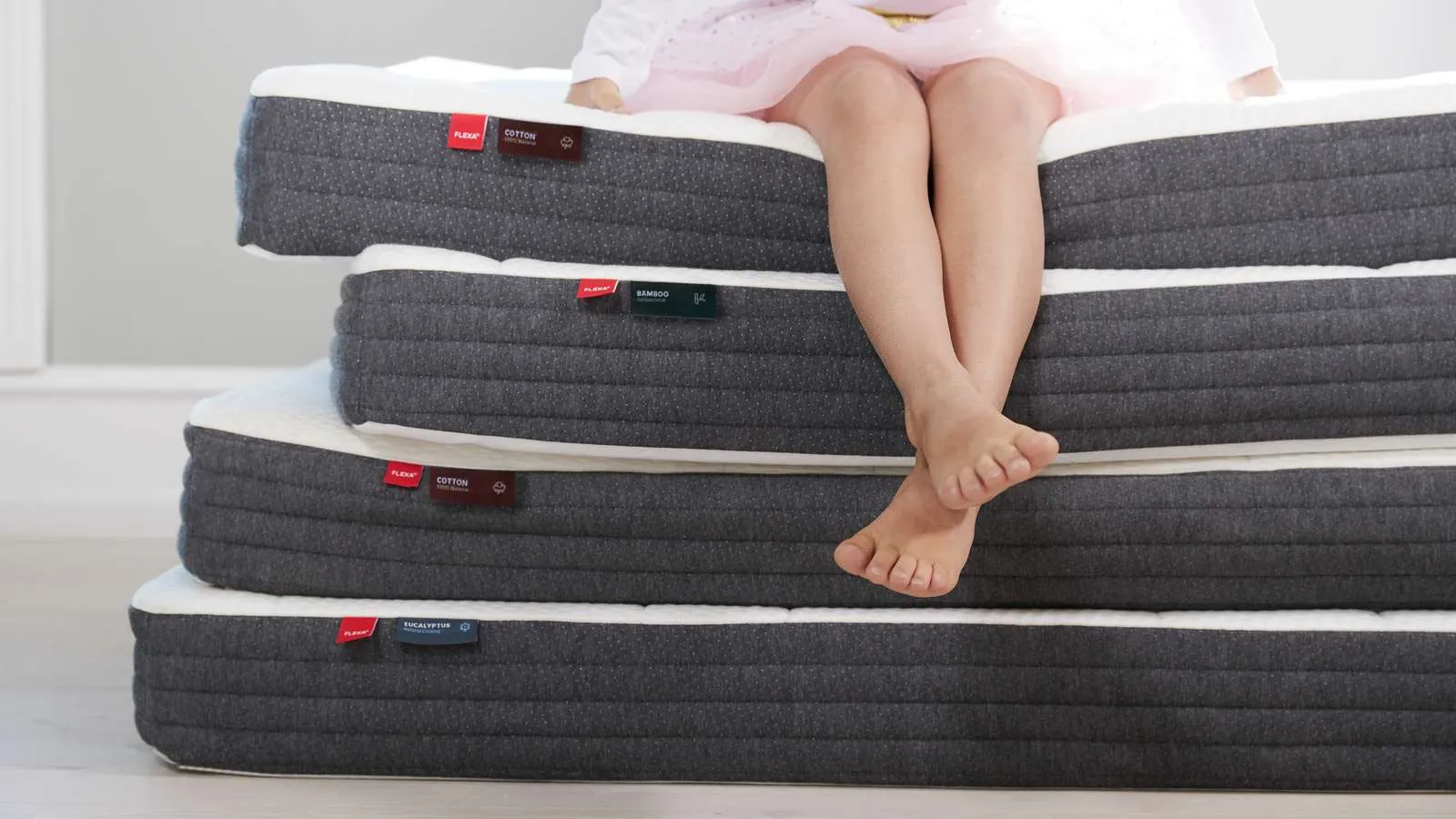 Latex/Foam Mattress, 200X140 with Cotton cover
