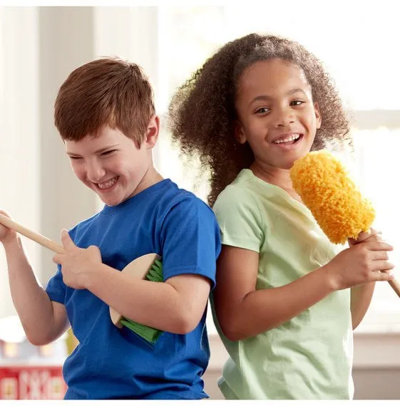 Let's Play House! Dust! Sweep! Mop!