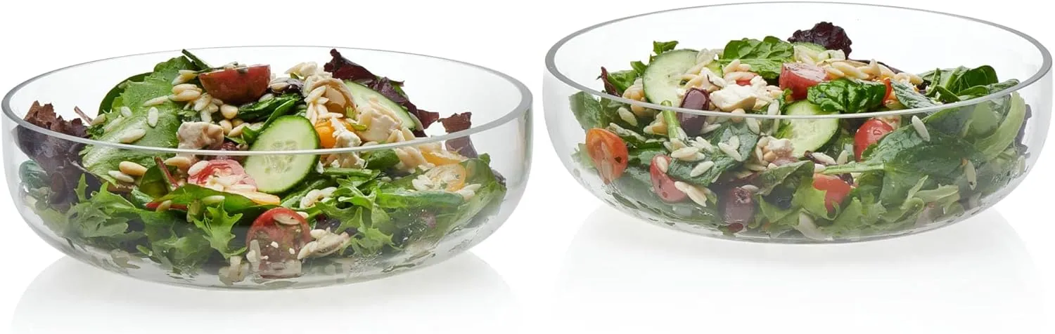 Libbey Prologue Handmade Glass Serving Bowls, Medium, Set of 4