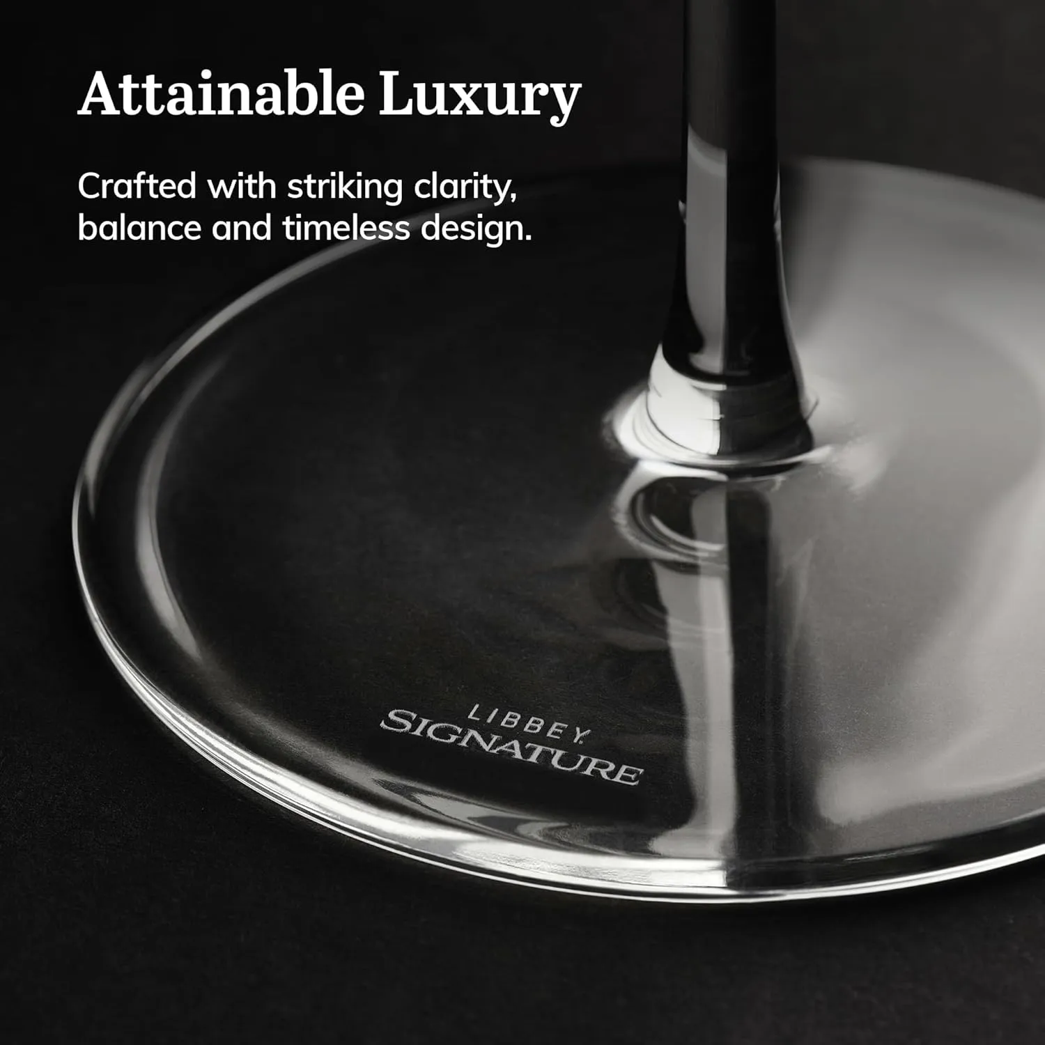 Libbey Signature Greenwich All-Purpose Wine Gift Set of 4, 16-ounce