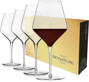 Libbey Signature Greenwich Red Wine Gift Set of 4, 24-ounce