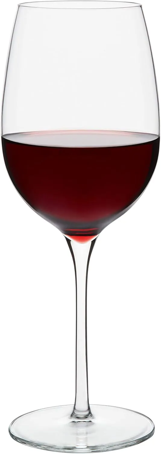 Libbey Signature Kentfield Estate All Purpose Wine Glasses Set of 4, Long Stem Wine Glasses for Red and White Wine, Perfect Wine Glass Gift Set