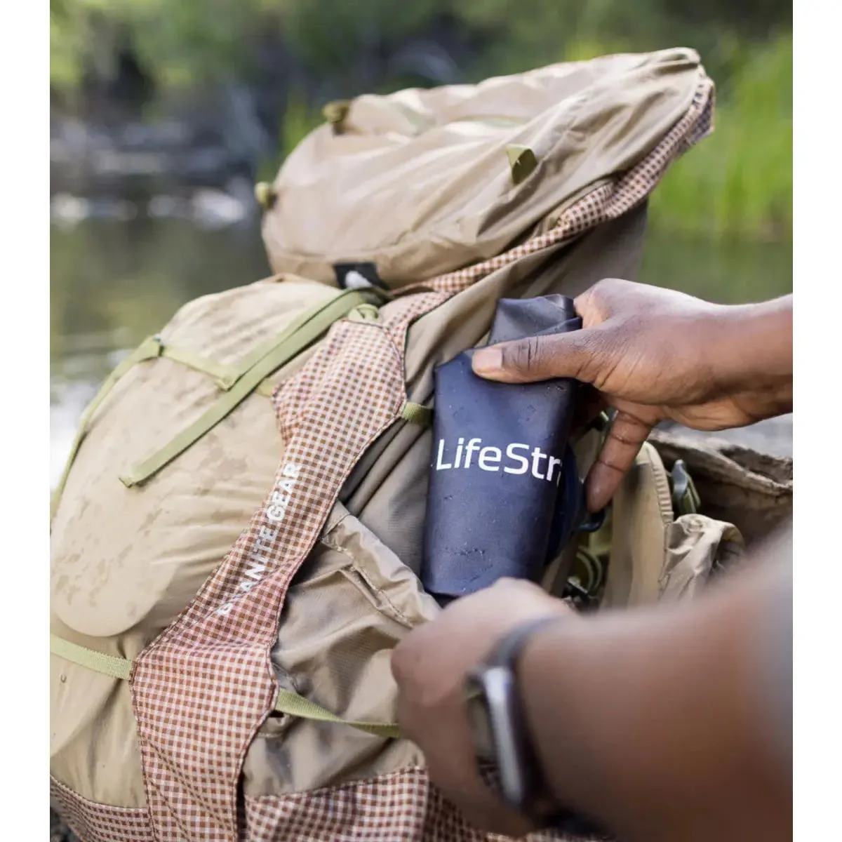LifeStraw Peak 3L Compact Gravity Water Filter System - Mountain Blue