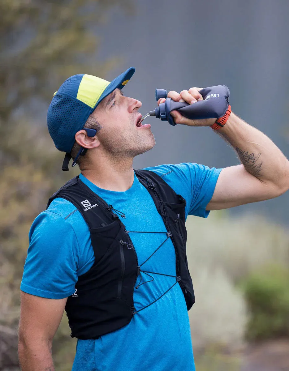 LifeStraw Peak Series Collapsible Squeeze Bottle with Filter (650ml) - Variety of Colours Available