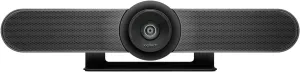 Logitech MeetUp Video Conferencing System, Ultra HD 4K/1080p/720p, 3 Microphones/Adjustable Speakers, Wide Field of View 120°, PC/Mac/Laptop/Macbook/Tablet - Black