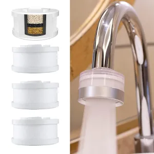 LongLasting Bathroom Sink Faucet Water Filter .Removes 99% Chlorine Heavy Metals. Hard Water Softener. Kitchen Purifier. Relieve Dry, Rough&Itchy Skin, Suitable for Sensitive Skin.TWF 2.0.