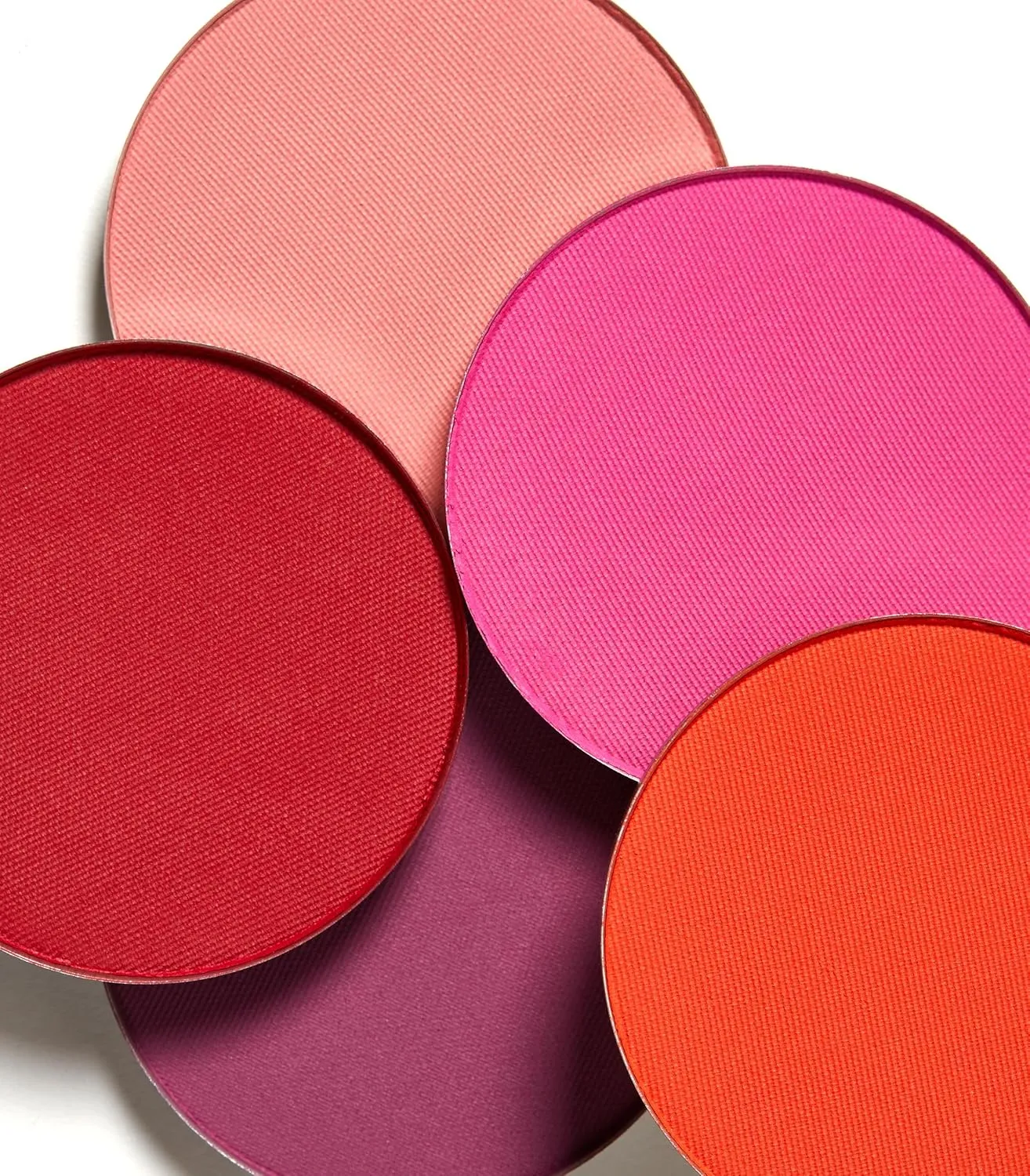 MAKE Beauty Skin Mimetic Microsuede Blush - Matte Powder Blush for Cheeks with Long Lasting Color - Non Comedogenic, Travel Size Makeup Single Palette. Shade - Crimson Sky (Red)