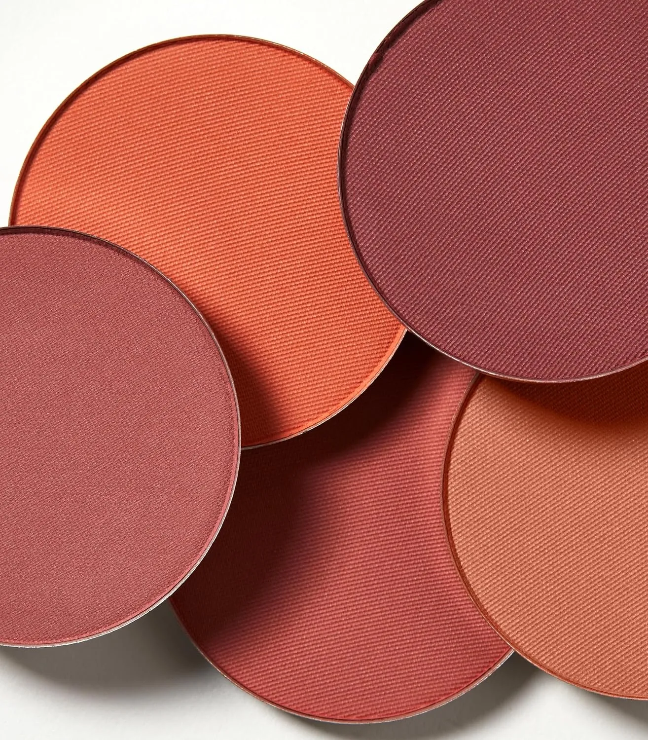 MAKE Beauty Skin Mimetic Microsuede Blush - Matte Powder Blush for Cheeks with Long Lasting Color - Non Comedogenic, Travel Size Makeup Single Palette. Shade - Crimson Sky (Red)