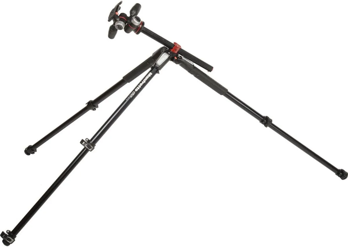 Manfrotto 055 3-Section Aluminum Tripod with 3-Way Head
