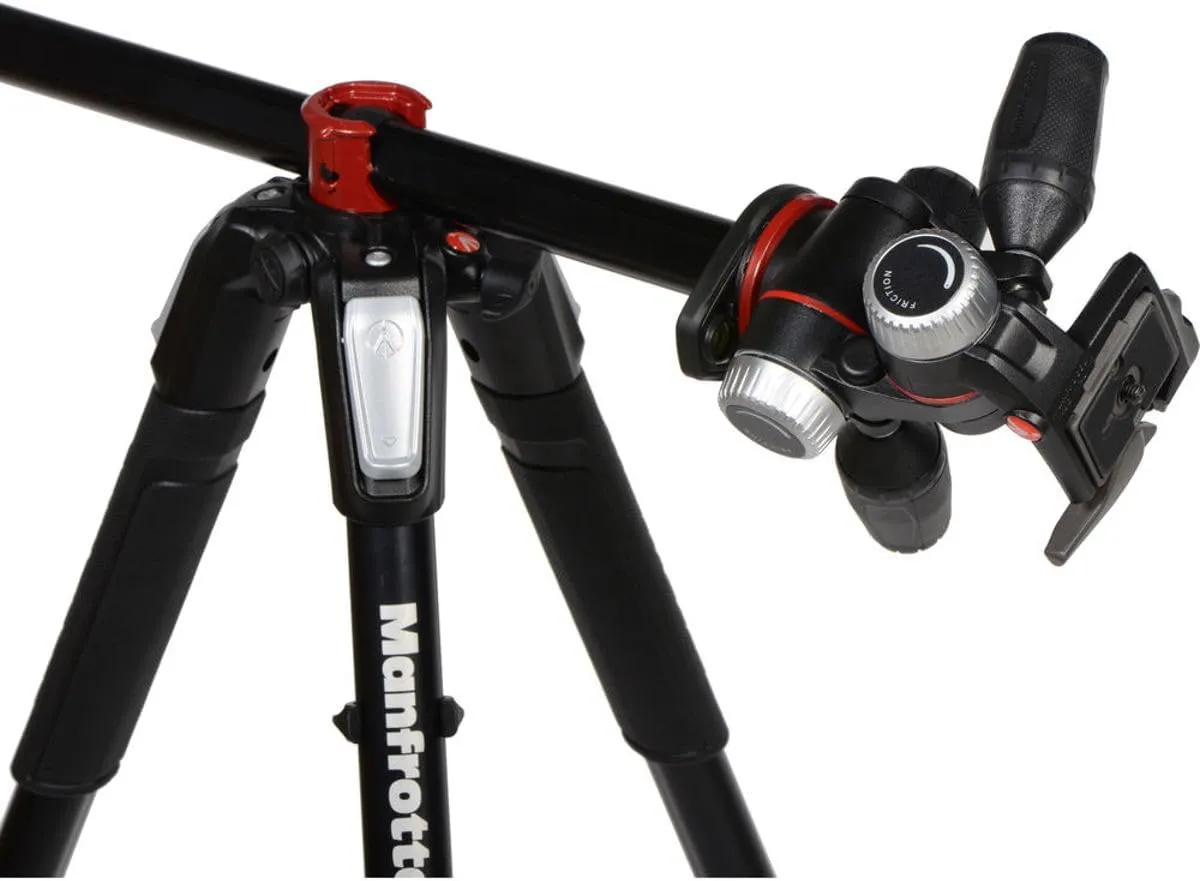 Manfrotto 055 3-Section Aluminum Tripod with 3-Way Head