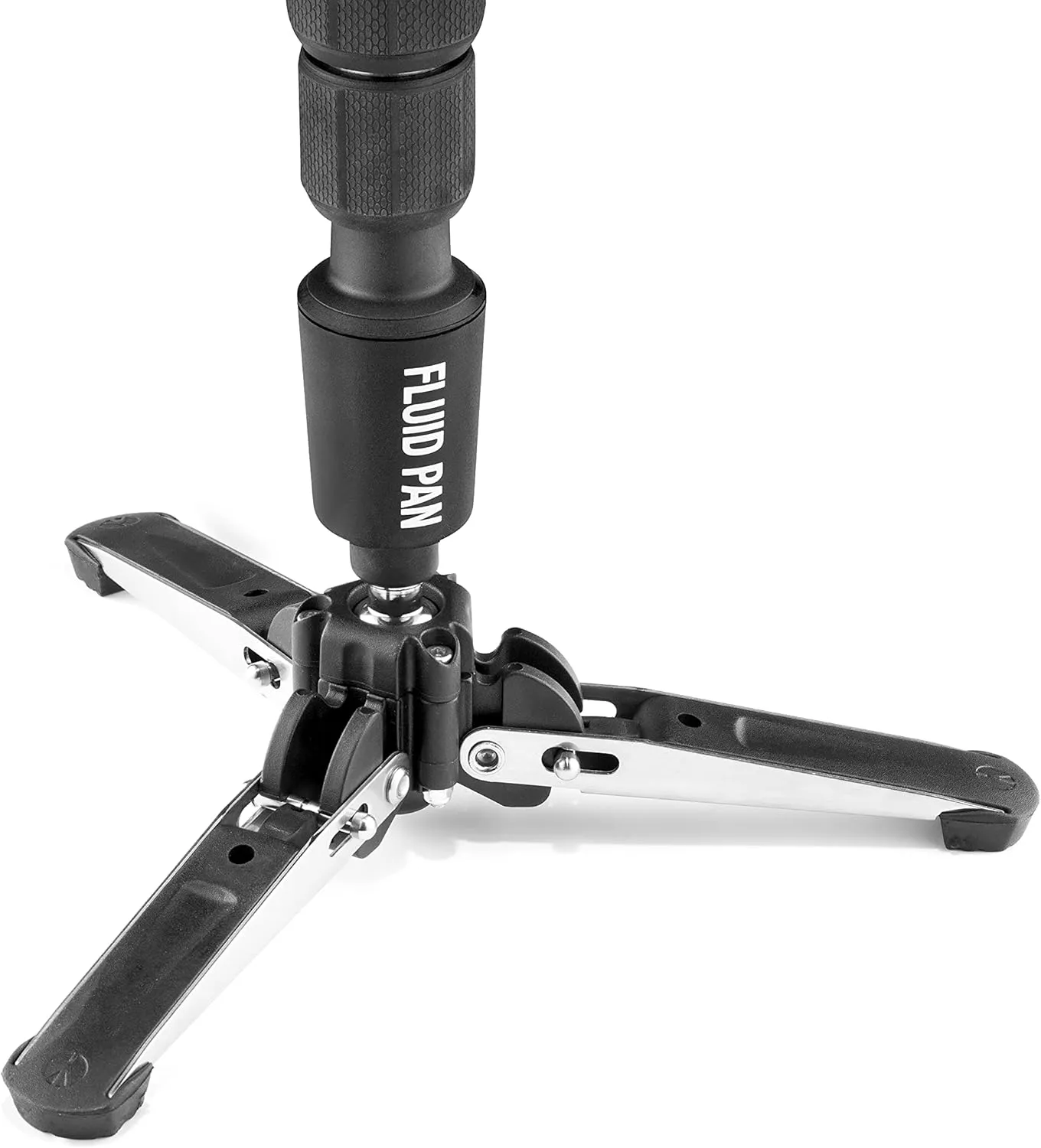 Manfrotto Element MII Video Aluminium Fluid Monopod, Slim and Lightweight, Loads up to 16kg, Foldable Fluid Base, 4 Sections, Twist Locks, for mirrorless and DSLR Cameras,Red