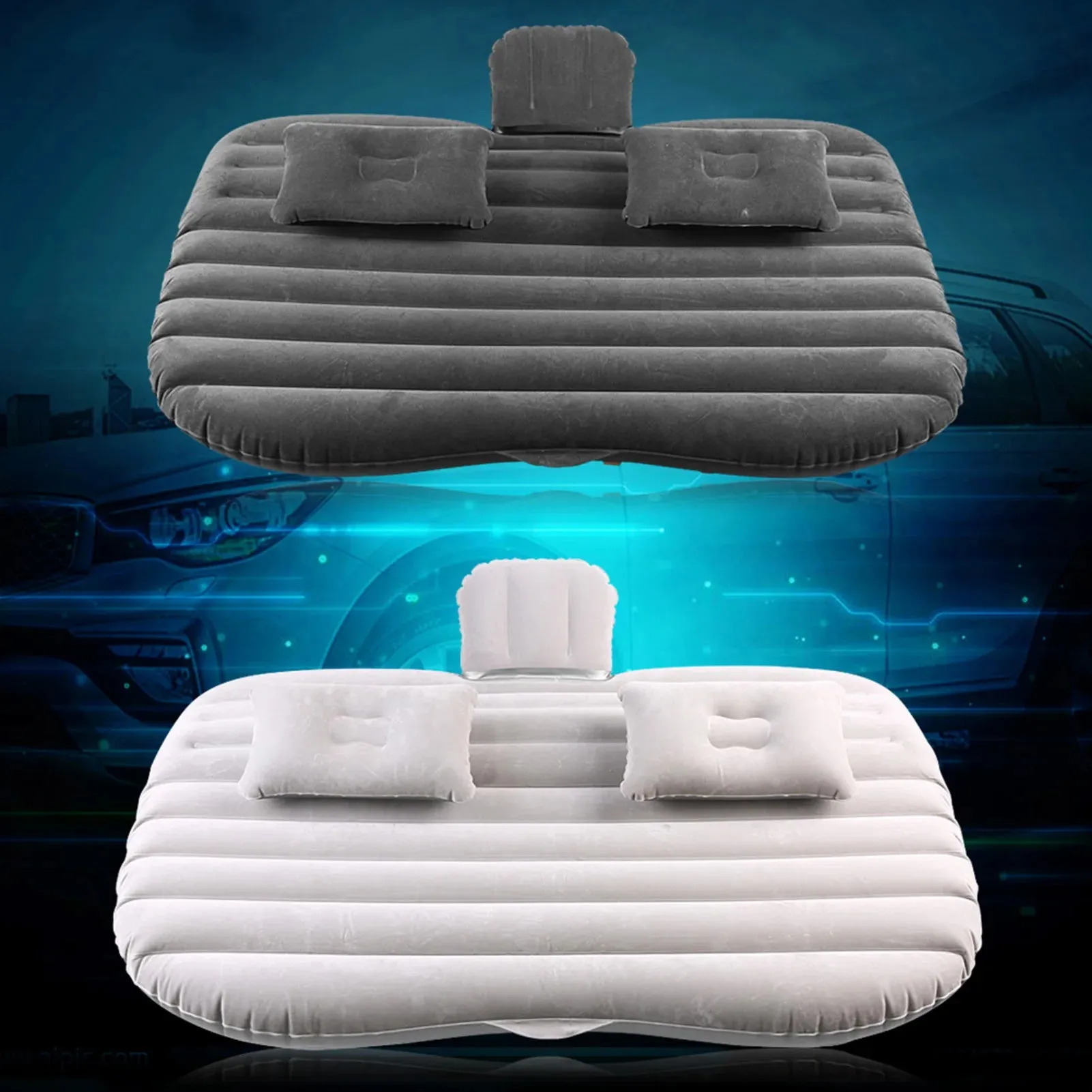 matelas gonflable pour siège arrière de voiture camping sommeil voyage