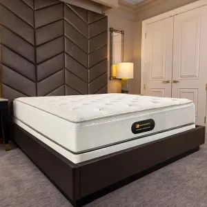 Mattress 14 Inch - Euro Top - Cool Gel Memory Foam - Encased Coils for Spine Support - Luxury Hotel Mattress & Low Profile Box Spring - California King