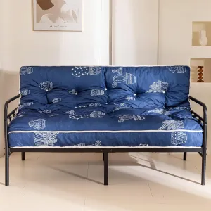 MAXYOYO 6 Inch Futon Mattress Full Size, Thickened Futons Sofa Couch Bed, 6 Inch Thick Floor Mattress, Shredded Foam Filling, Medium Firm(Frame Not Included)
